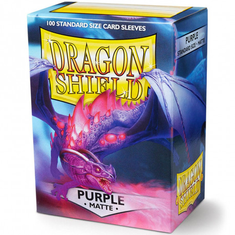 100 Protège cartes Dragon Shield Purple Matte