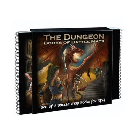 The dungeon books of battle mats