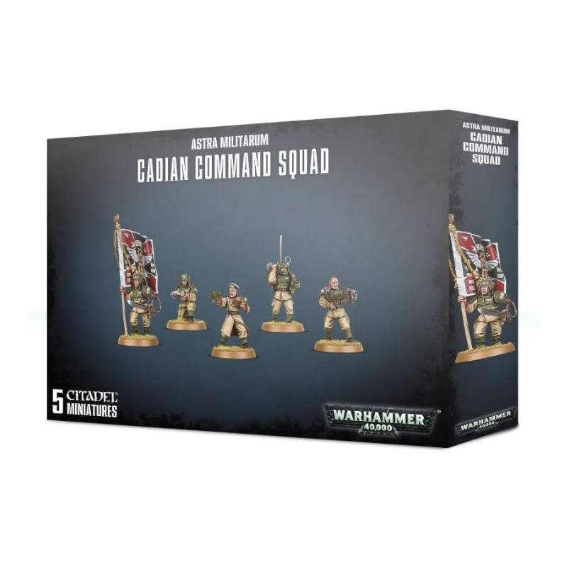 Warhammer 40,000 : Astra militarium - cadian command squad