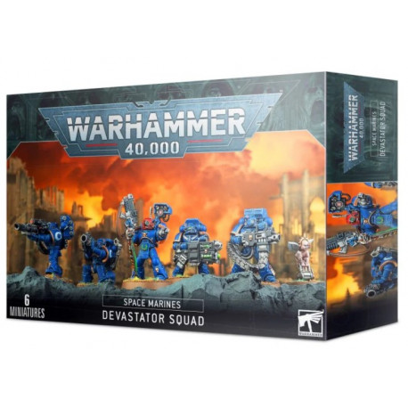 Warhammer 40,000 : Space Marines - Devastator squad