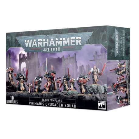Warhammer 40,000 : Black templars - Primaris Crusader squad