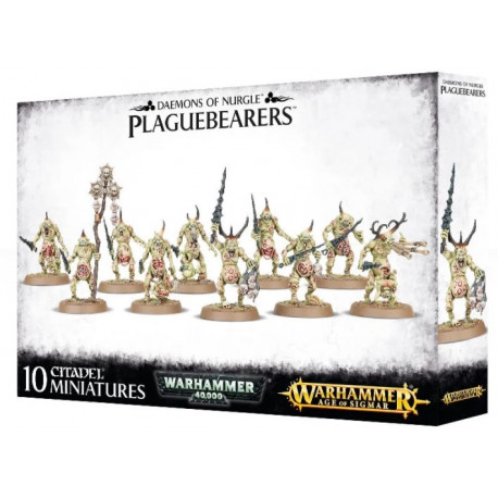 Warhammer 40,000 : Daemons of nurgles - Plaguebearers
