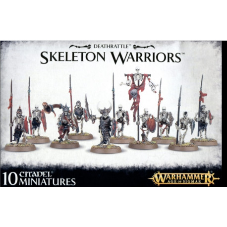 Warhammer Age of Sigmar : Deathrattle - Skeleton warriors