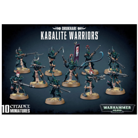 Warhammer 40,000 : Drukhari - Kabalite warriors