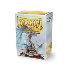 100 Protège cartes Dragon Shield Silver Matte