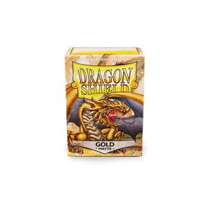 100 Protège cartes Dragon Shield Gold Matte