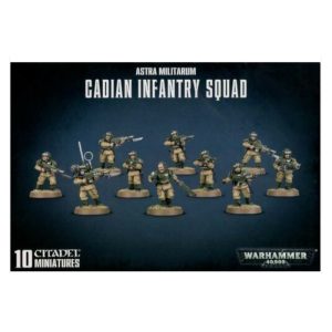 Warhammer 40,000 : Astra militarium – cadian infantry squad