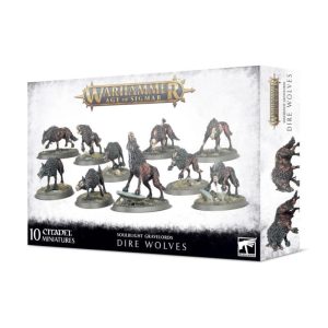 Warhammer Age of Sigmar : Soulblight Gravelords – Dire wolves