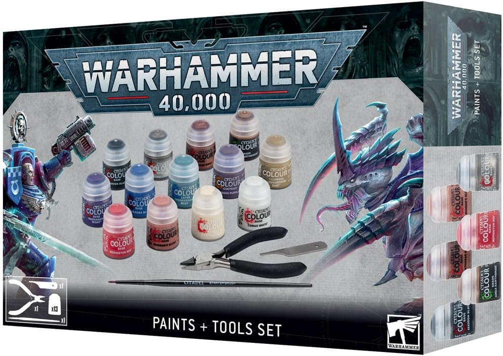 WARHAMMER 40 000: PAINT + TOOLS SET