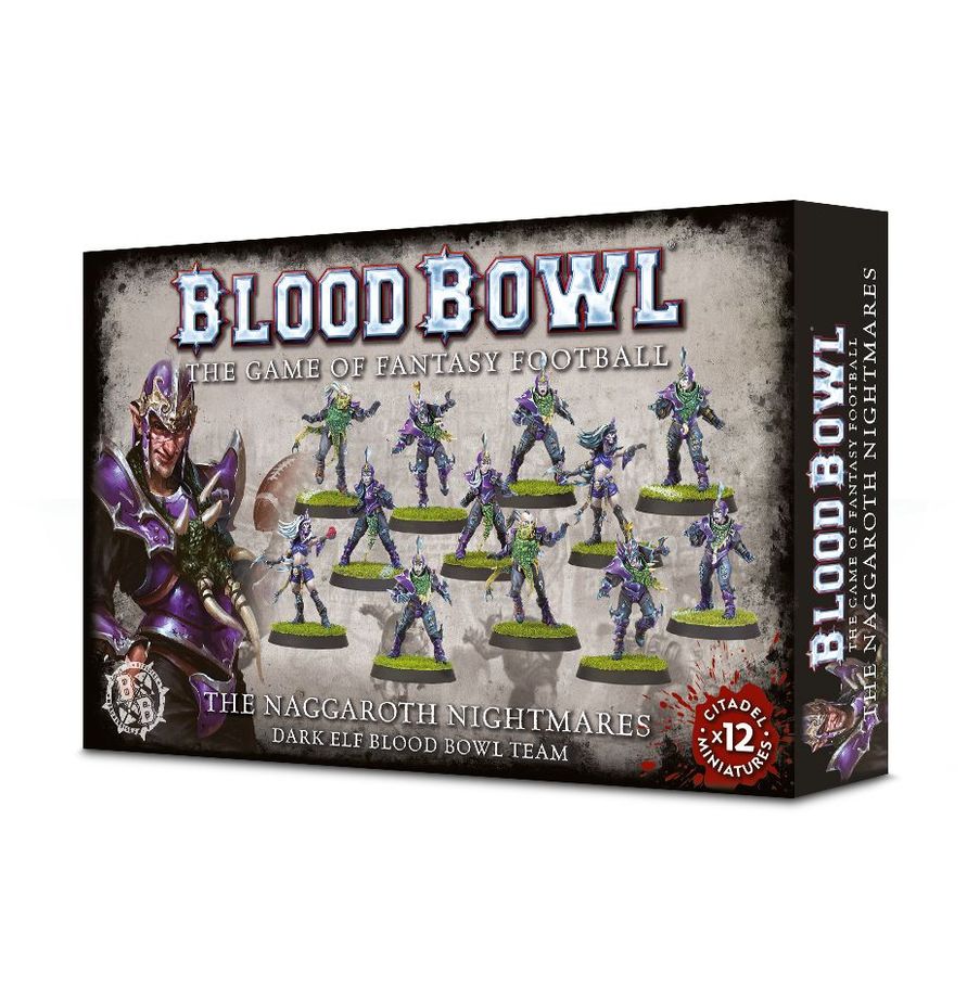 BLOOD BOWL DARK ELF TEAM