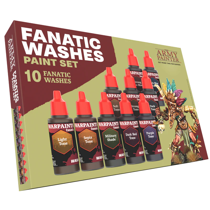 ARMY PAINTER FANATIC WASHES PAINT SET