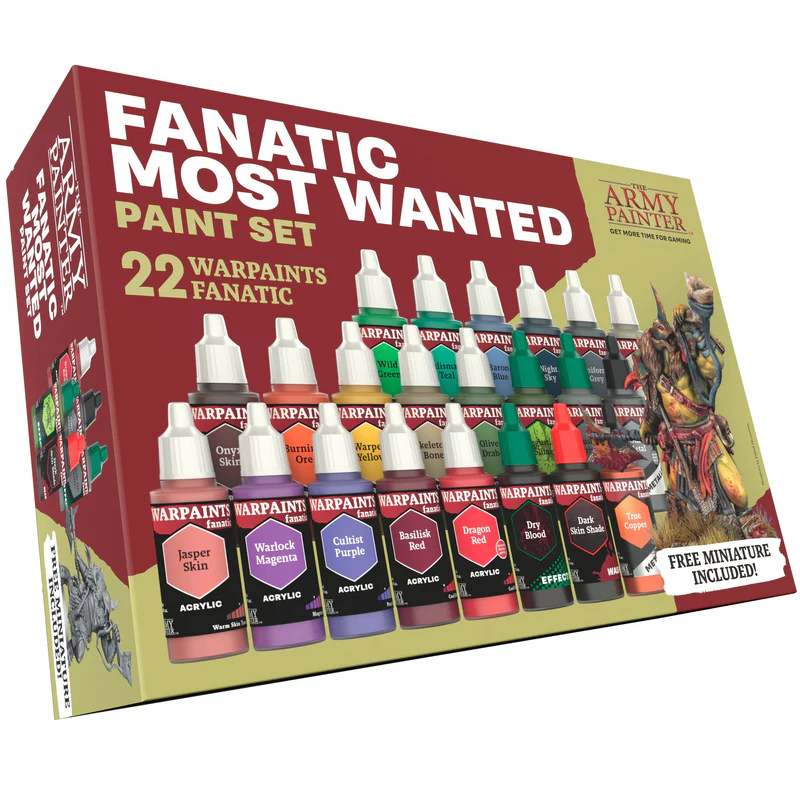 ARMY PAINTER FANATIC MOST WANTED PAINT SET