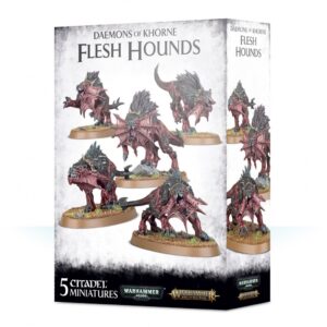 WARHAMMER AOS : DAEMONS OF KHORNE – FLESH HOUNDS