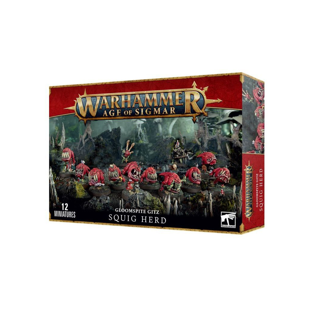 WARHAMMER AOS: GLOOMSPITE GITZ SQUID HERD
