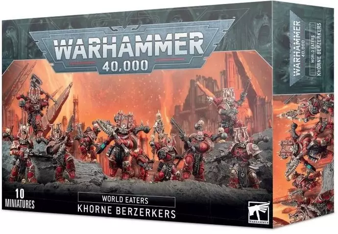 WARHAMMER 40 000: WORLD EATERS KHORNE BERZERKERS