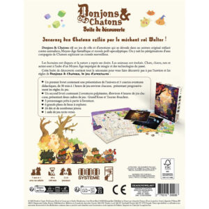 DONJON ET CHATONS JEU D’AVENTURE