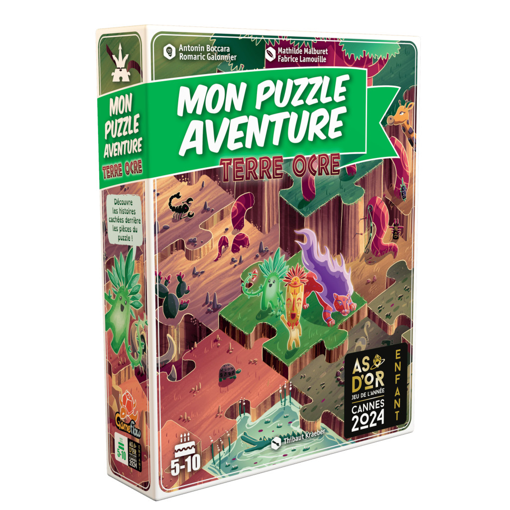 PUZZLE AVENTURE TERRE OCRE