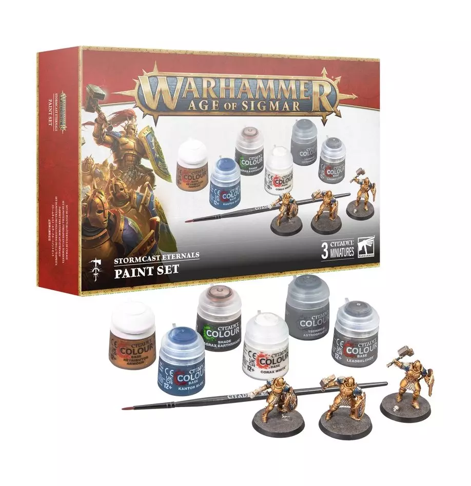 WARHAMMER AOS: STORMCAST ETERNALS VINDICATOR + PAINT SET