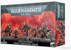 WARHAMMER 40 000 : CHAOS SPACE MARINE TERMINATOR SQUAD