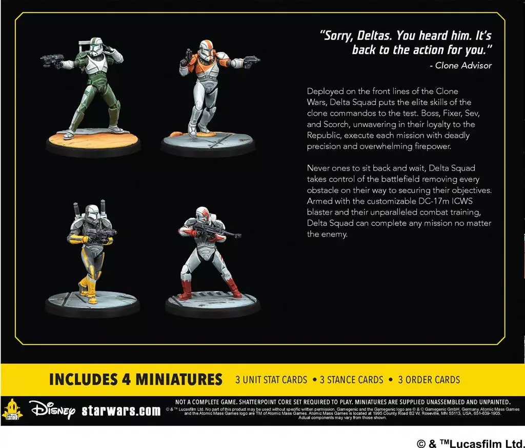 SW SHATTERPOINT : DELTASQUAD FORM UP SQUAD PACK – Image 2