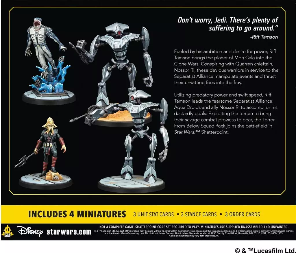 SW SHATTERPOINT : TERROR FROM BELOW SQUAD PACK – Image 2
